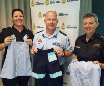 local volunteers on board with uniforms 4 kids